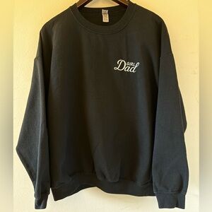 Barstool Girl Dad Black Crewneck Sweater